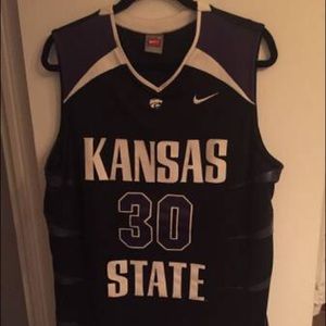 Mike Beasley college Kansas state jersey. Rare