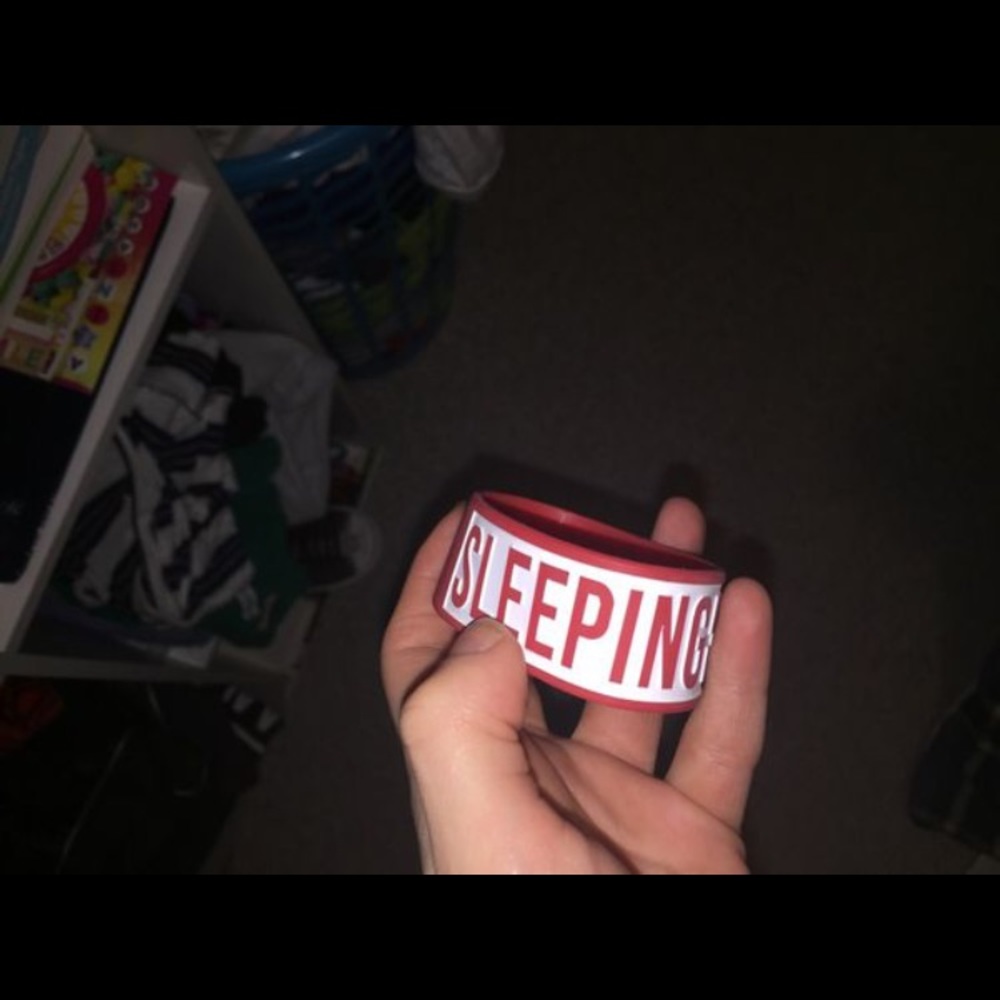 Sleeping with sirens wrist band