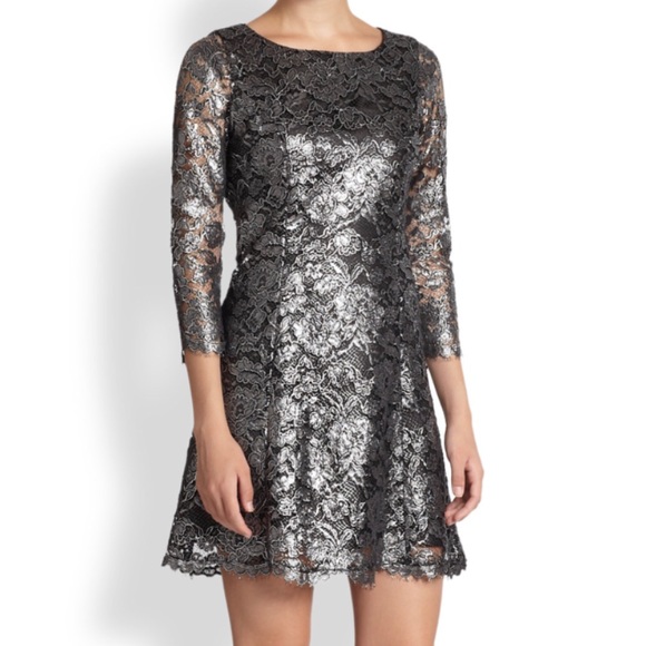 Shoshanna Dresses Shoshanna Black Lace Cocktail Dress Size