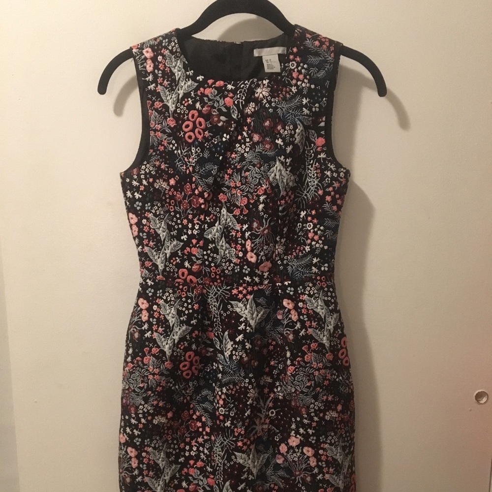 Wintery Pattern Party Dress