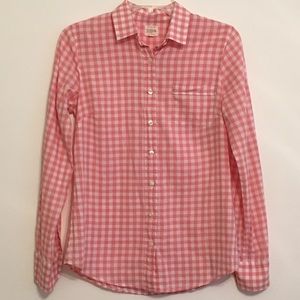 J. Crew Gingham Classic Button Down