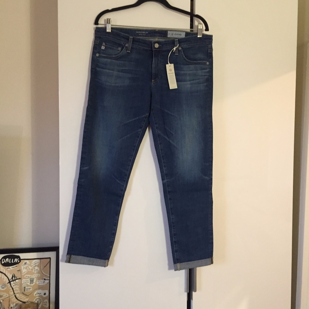 AG Denim, The Stilt Roll-Up Jeans, Size 32