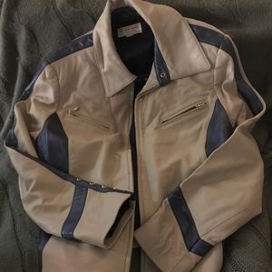 St. John Sport by Marie Gray leather jacket.