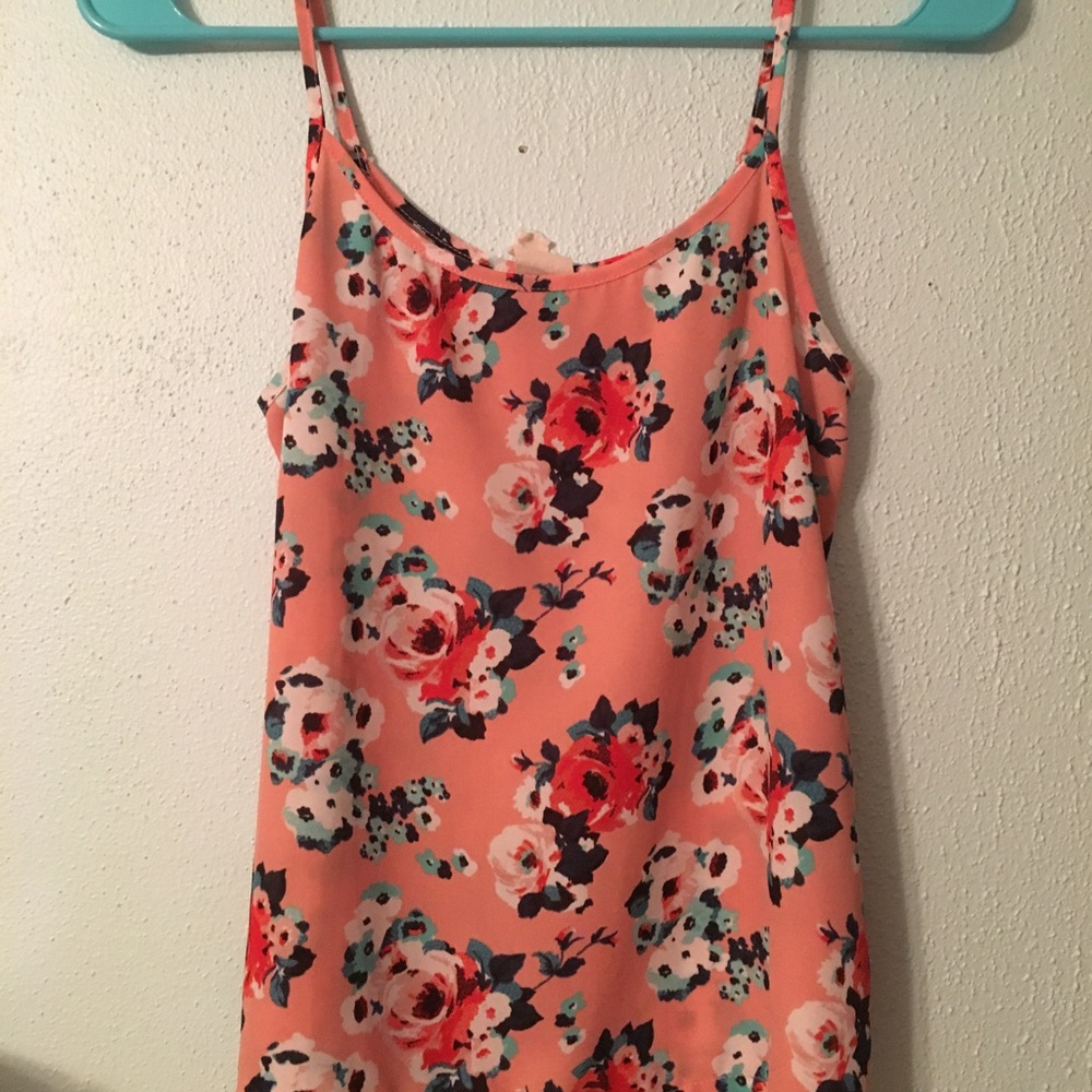Floral tank top