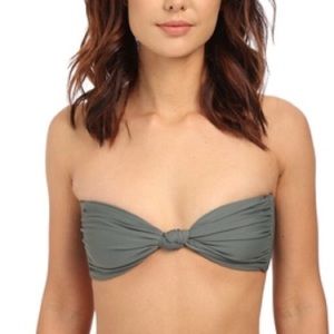 Mikoh Carmel knot bandeau top