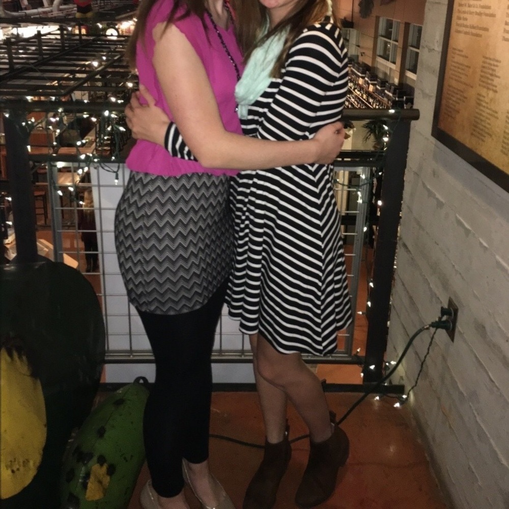 Striped Long sleeve dress