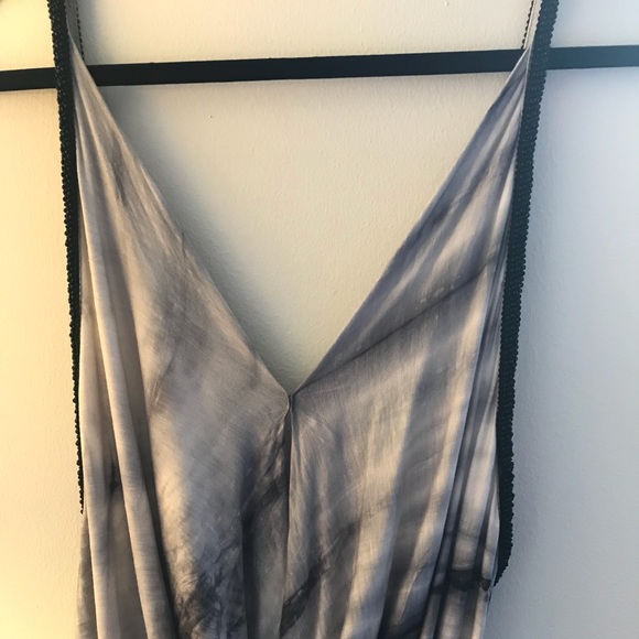 ANGL Cowel Draped Front and Open Back Dress - Picture 2 of 7