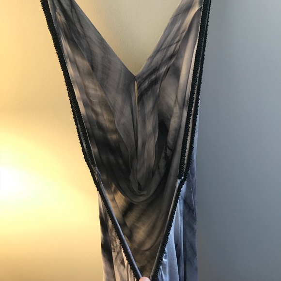 ANGL Cowel Draped Front and Open Back Dress - Picture 5 of 7