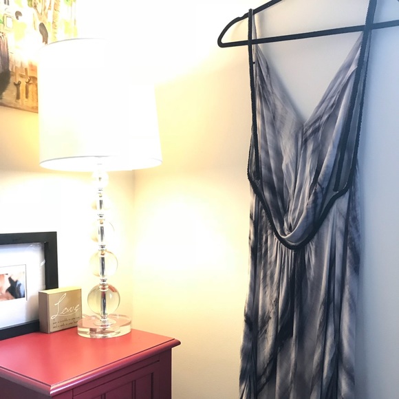 ANGL Cowel Draped Front and Open Back Dress - Picture 3 of 7