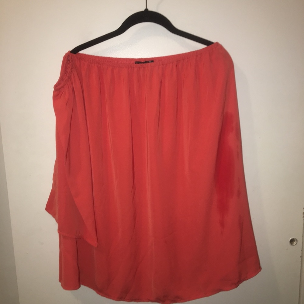 Off The Shoulder Coral Dress