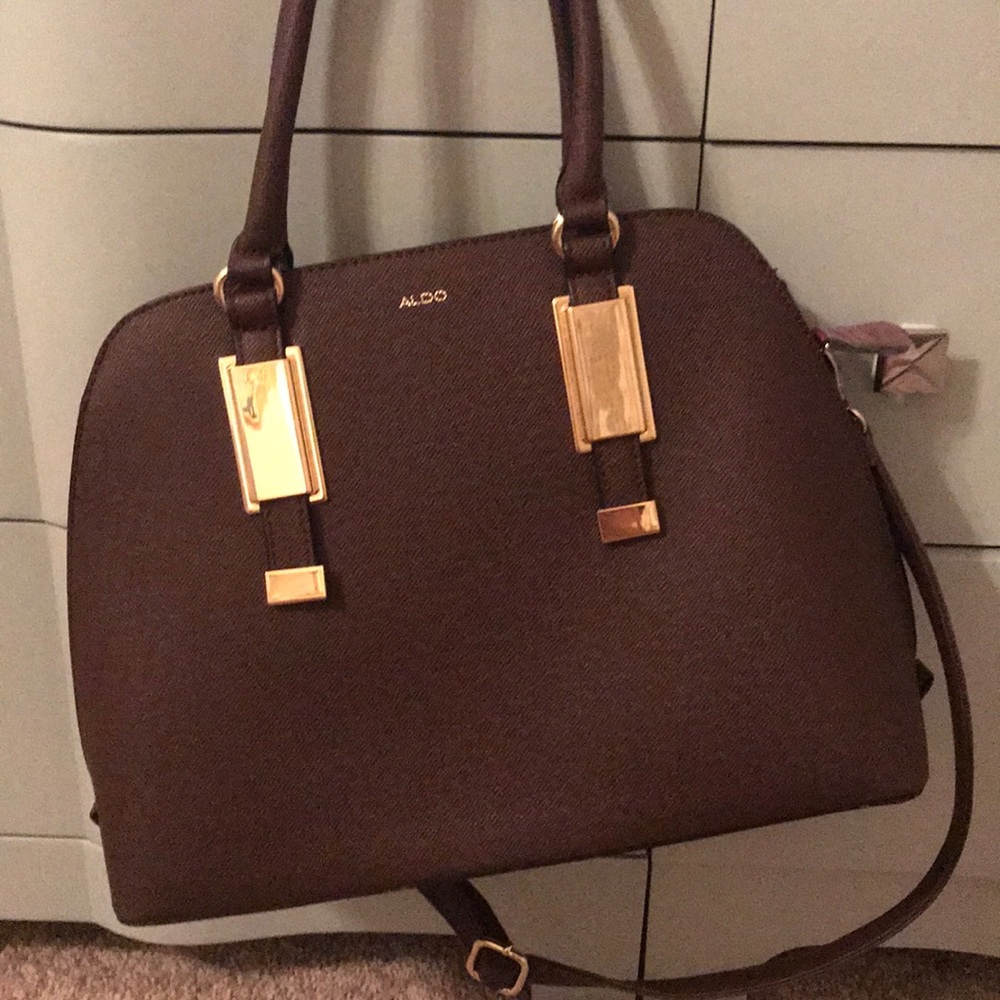 Brown Leather Aldo purse