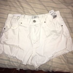 White denim shorts!