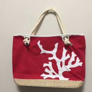 Never used! Talbots tote with Rope Handles
