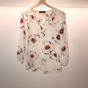 floral blouse