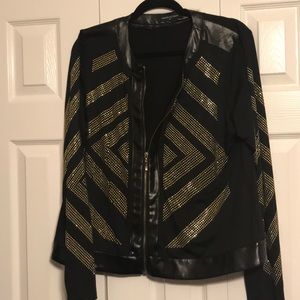 Gorgeous Sequin Bomber Jacket