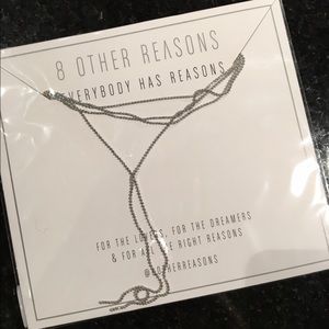 8 OTHER REASONS Nine Lives Choker Silver fabfitfun