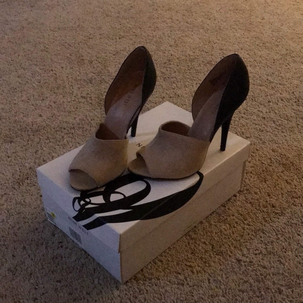 Nine West Suede and Leather Heels