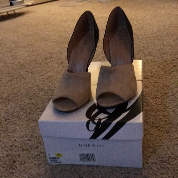 Nine West Suede and Leather Heels - Picture 2 of 2