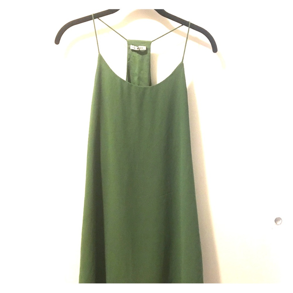 Flowy Green Shift Dress
