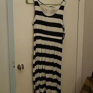 Striped maxi dress