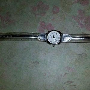 Watch and earrings
