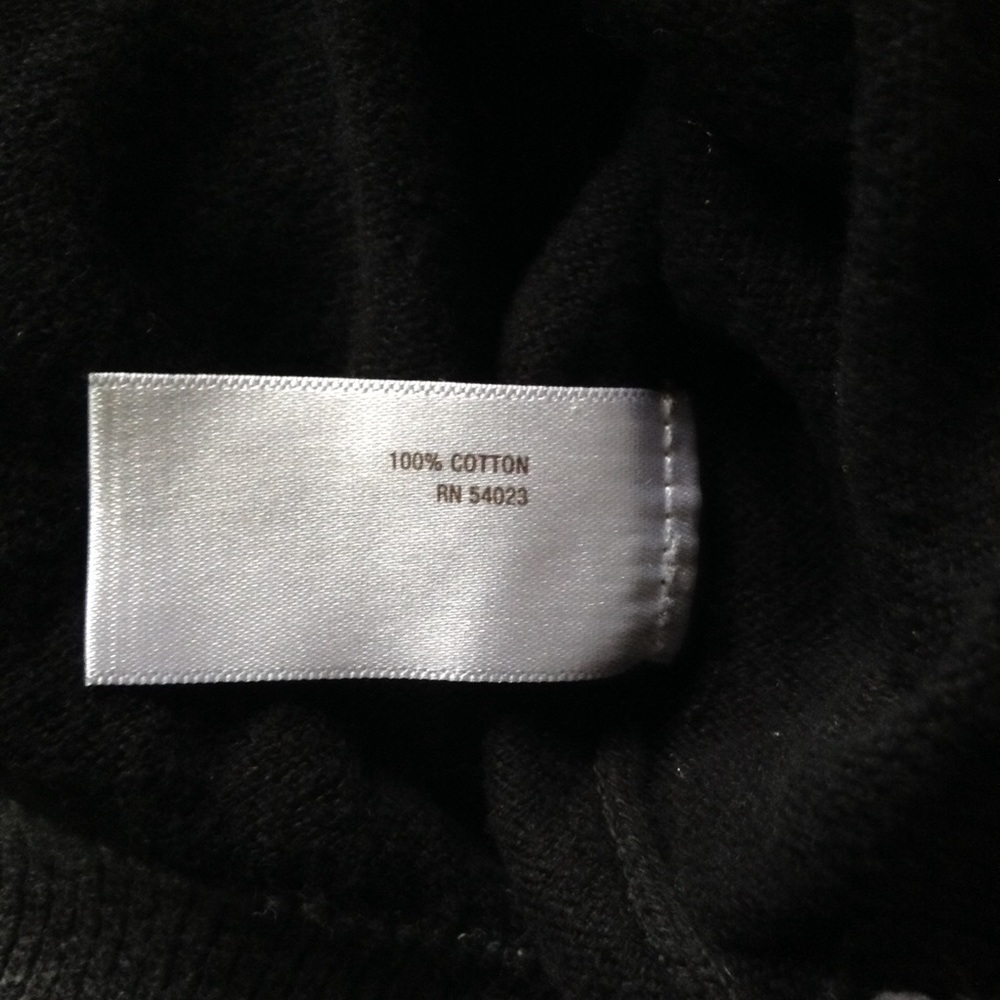 Old Navy V- Neck Sweater Striped Black&Gray  Large - Picture 4 of 8