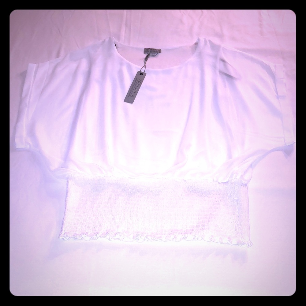 NWT Joseph A. White Top Sz L