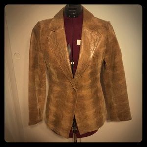 Leather Blazer