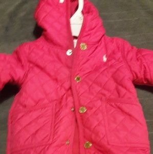Baby girl snowsuit