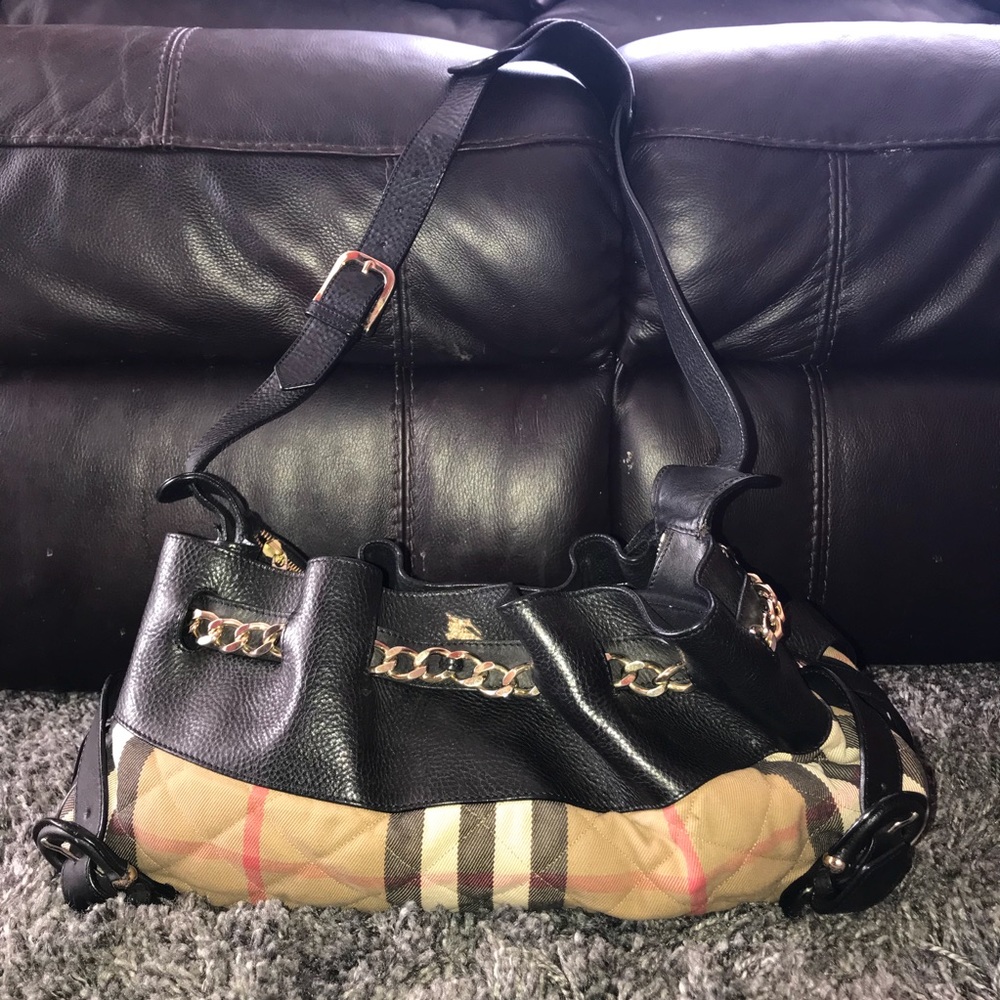 Authentic Burberry Margaret Shoulder Bag