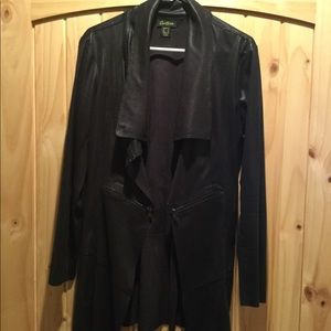 Cartise Black Faux Suede Jacket