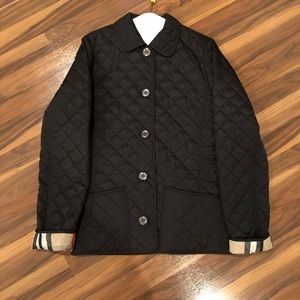 Authentic Burberry quilted jacket girls size 14