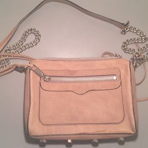 Rebecca Minkoff Nude Suede Crossbody