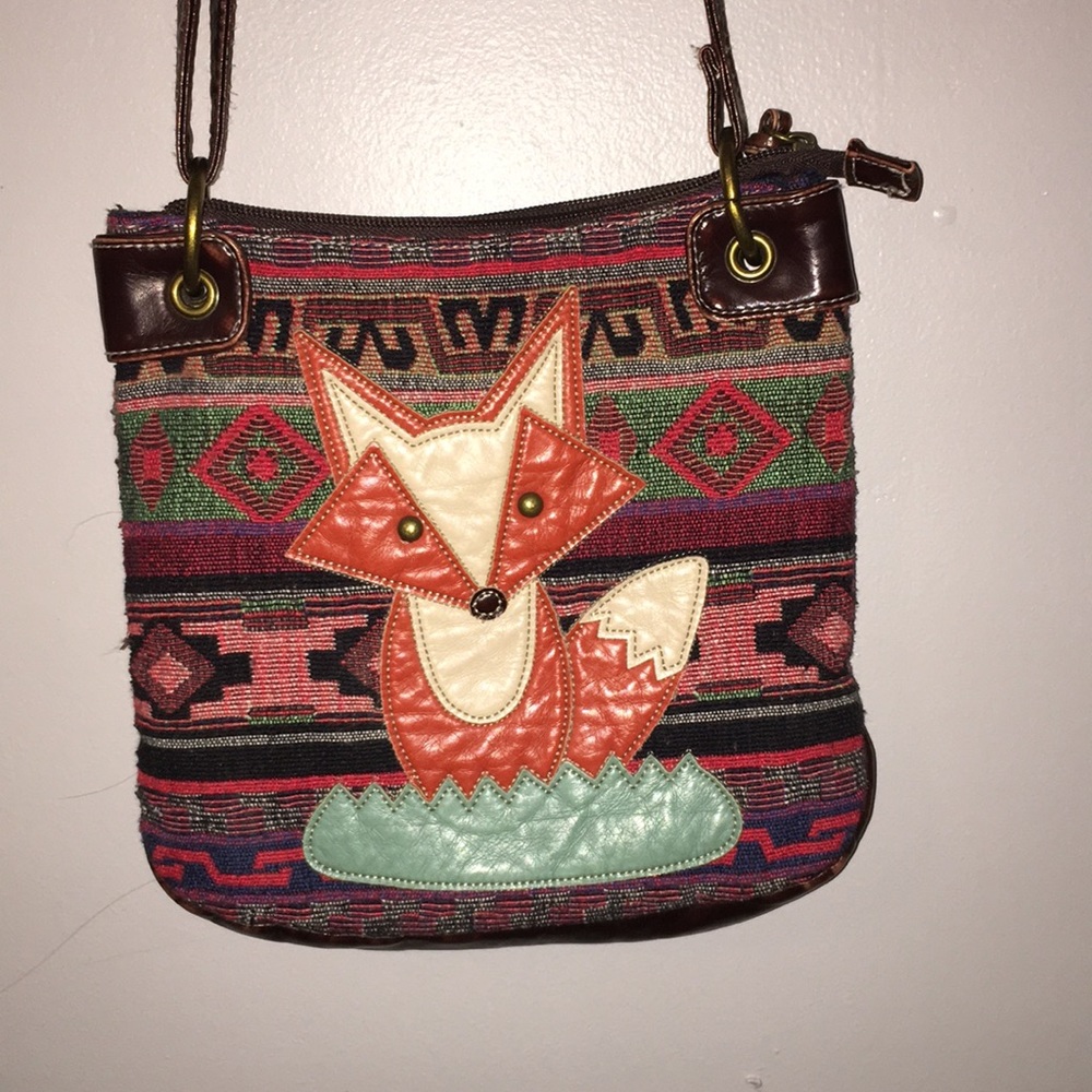 Fox crossbody Purse