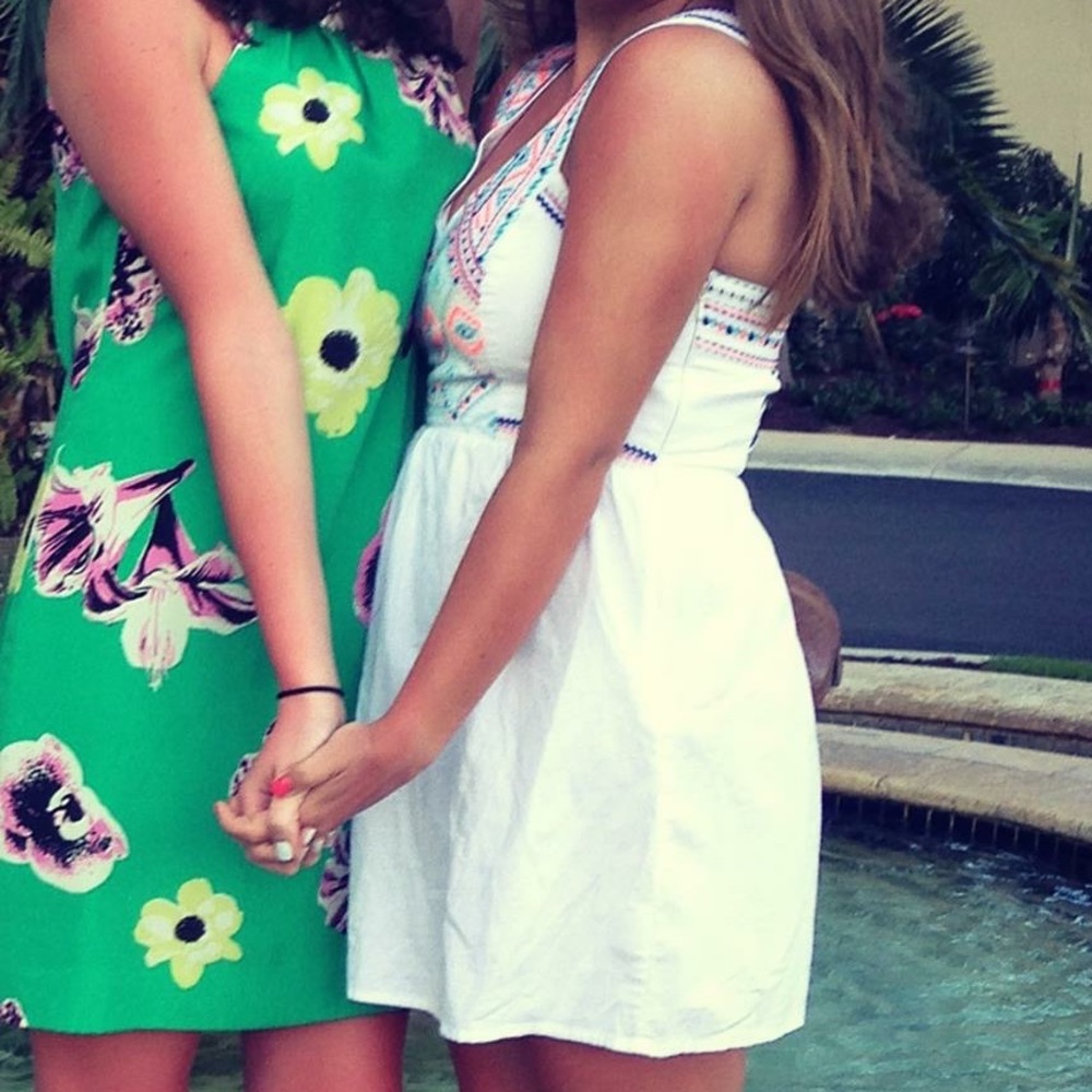 AE white sundress