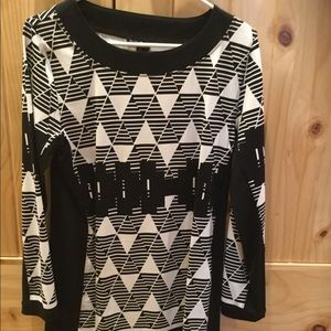 Black and White Tunic