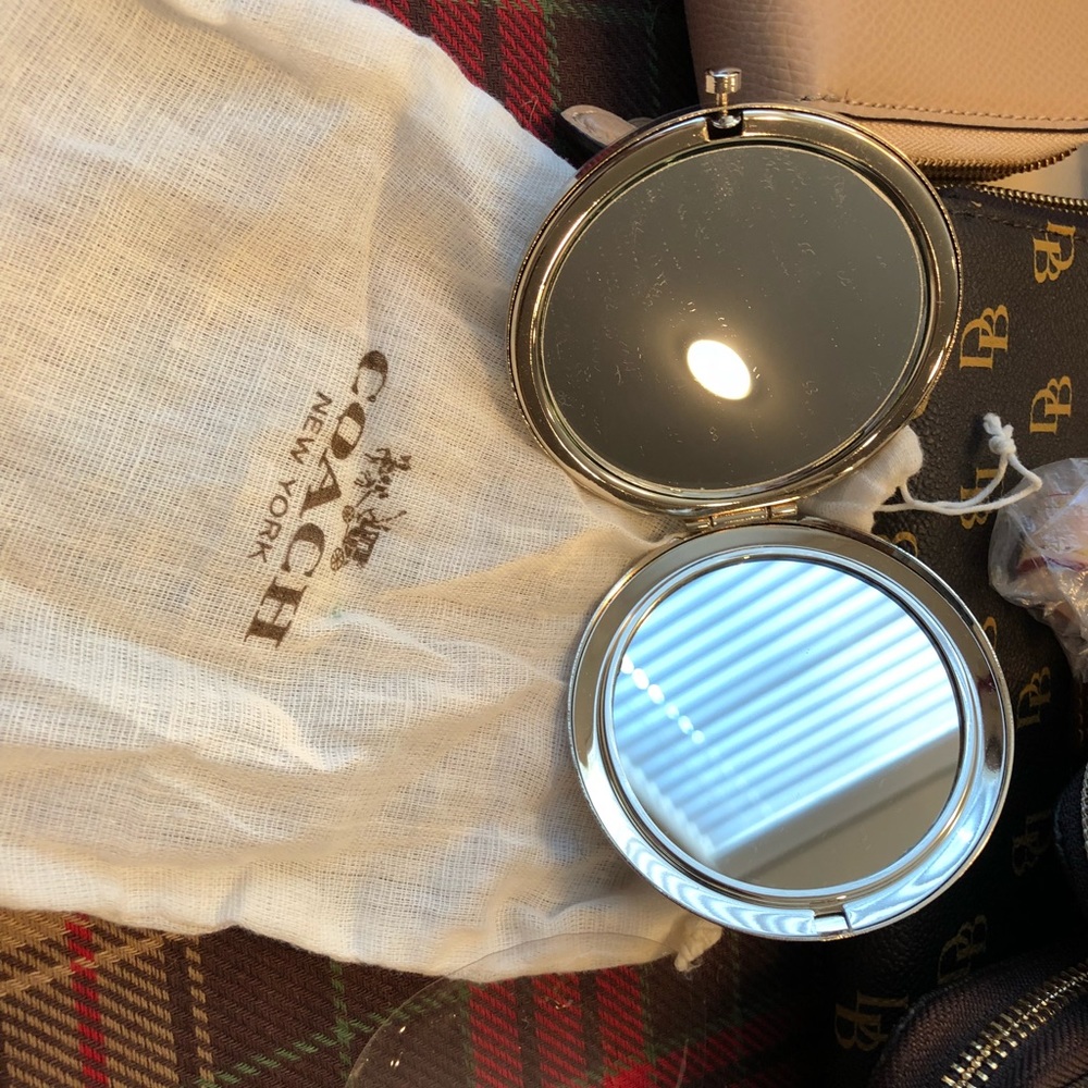 Brand New Coach double mirror compact