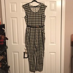 Gorgeous Herring Bone pattern-like Jumpsuit