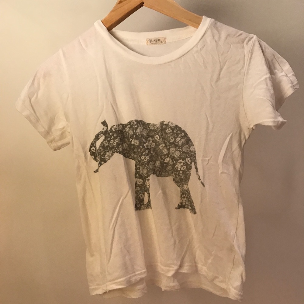 A white t shirt from Brandy Melville