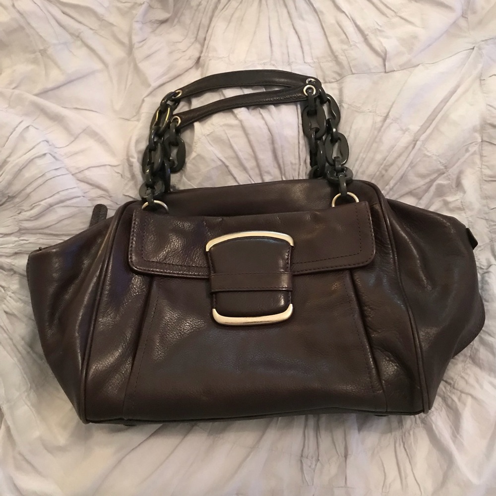 Deep burgundy Banana Republic bag