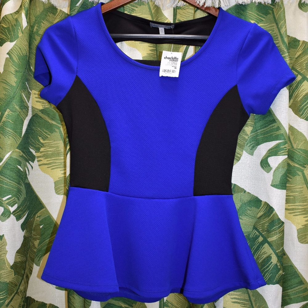 Royal Blue Blouse