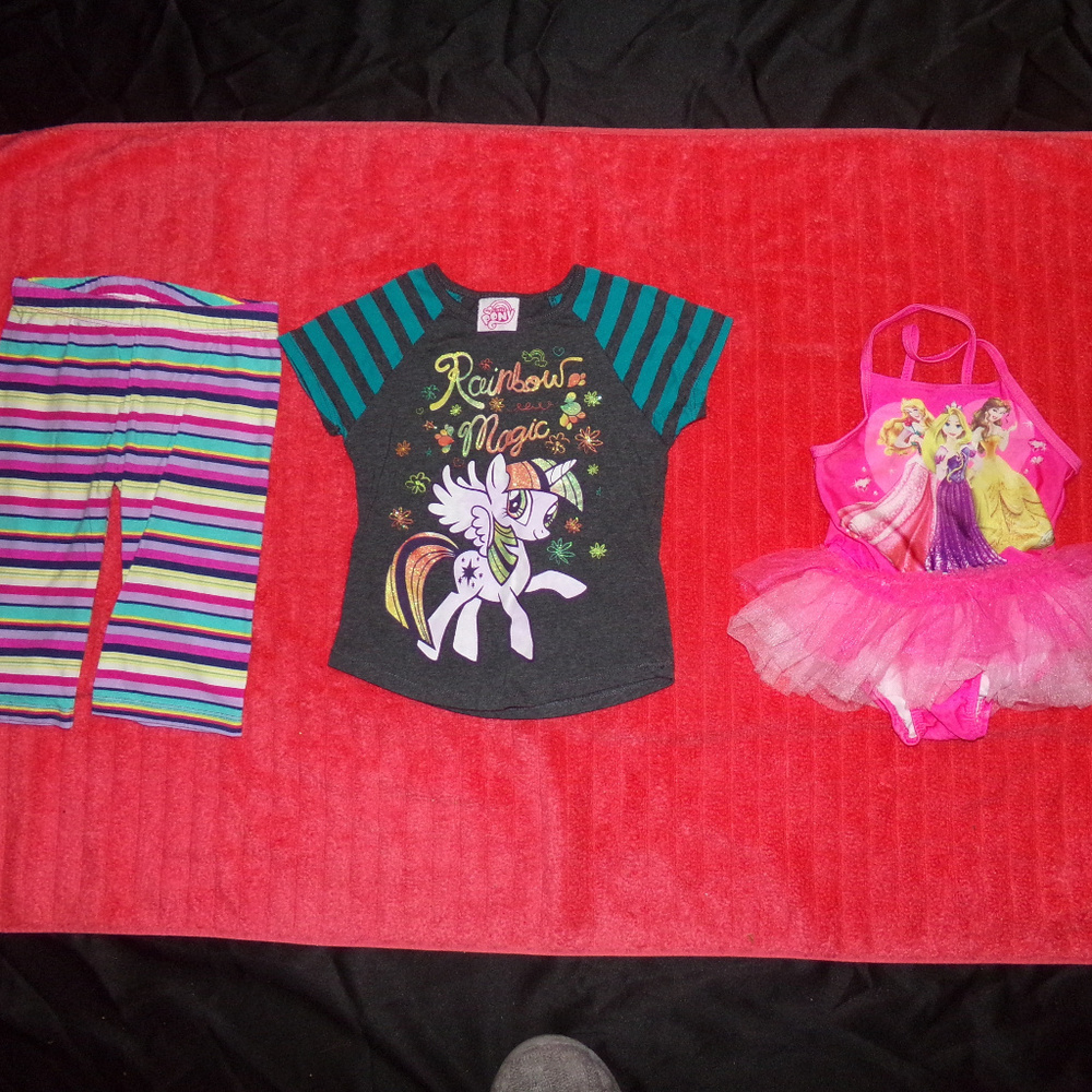 Colorful 3pc Lot My little Pony & Princesses