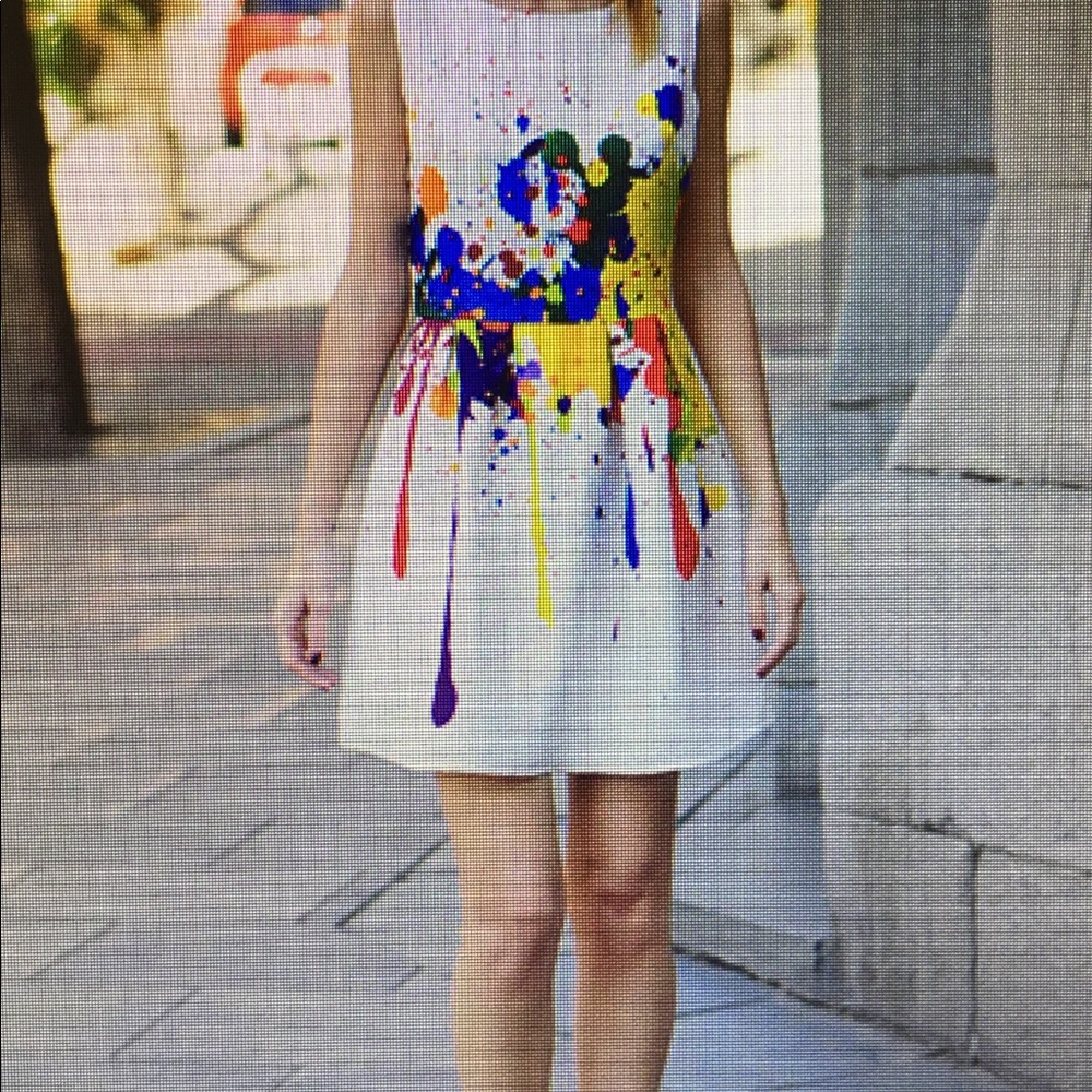 Random Print Summer Dress