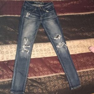 American Eagle Distressed Jeggings