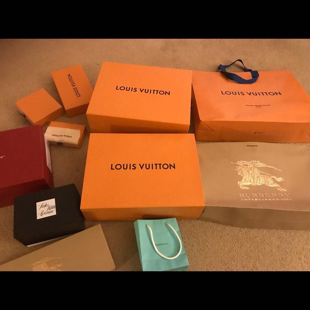 Variety of Designer Boxes and Bags