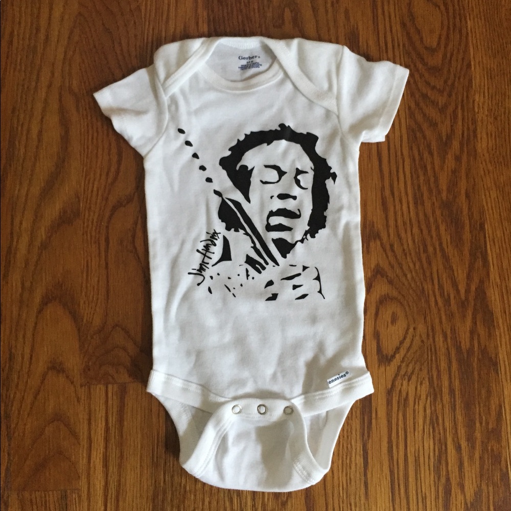 Custom Jimi Hendrix Onesie