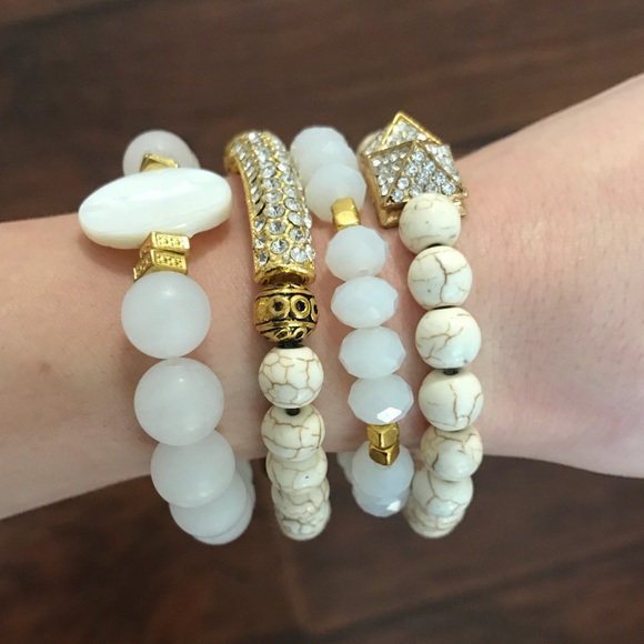 NWOT Boho Stackable Bracelets - Picture 2 of 3