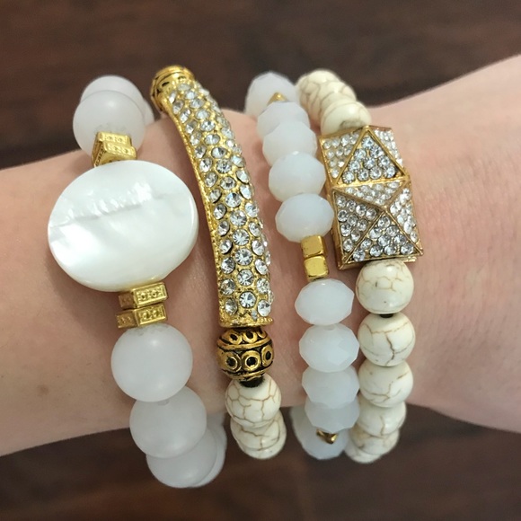 NWOT Boho Stackable Bracelets - Picture 3 of 3