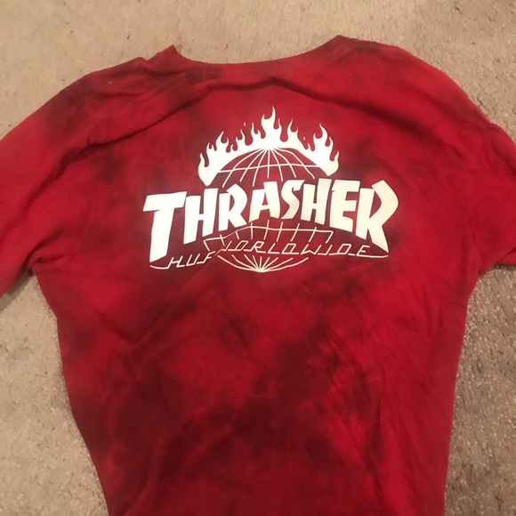 Thrasher x Huf shirt - Picture 1 of 4