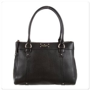 NWT, Kate Spade, Black Berkshire Road Teegan Tote